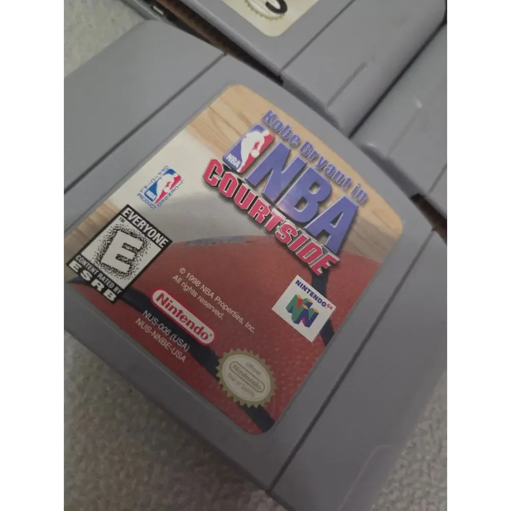 Vtg Lot 5 Nintendo N64 Games Sports NBA Madden Wipeout Arcade